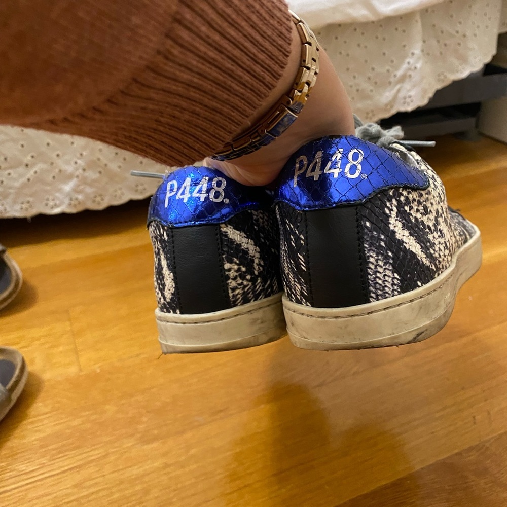 P448 John Twister Python-Effect Sneakers - image 5